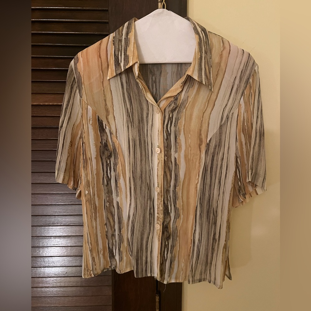 Vintage Multicolored Blouse from Zanbes